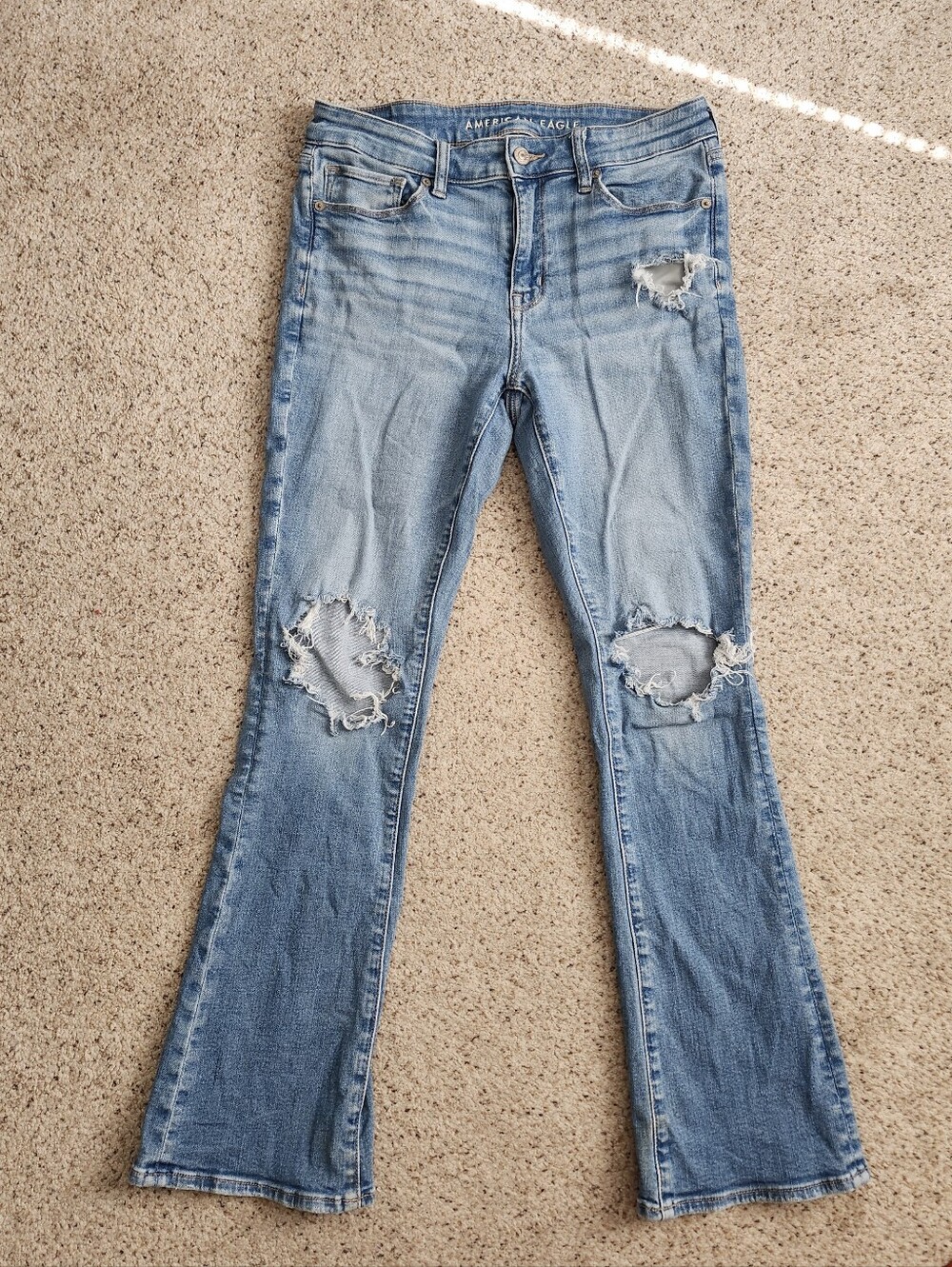 American Eagle Hi Rise Skinny Kick Jeans